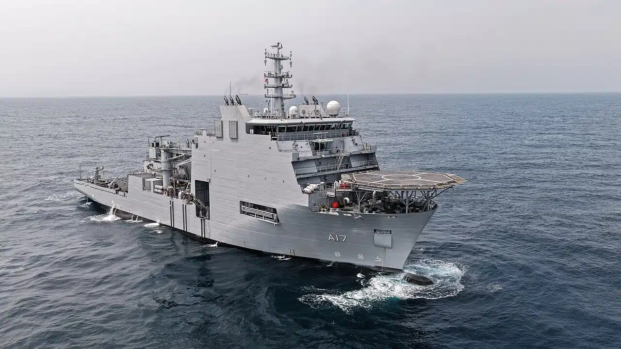 INS Nipun, a Diving Support Vessel commissioned by the Indian Navy.
